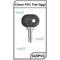Chave Auto PVC Fiat Oggi G 343 - 343PVC- PACOTE DOM 5 UNIDADES